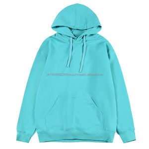 Sweat-shirts pour hommes surdimensionnés Kanye West en molleton de coton de haute qualité à épaules tombantes - Product Image 1