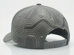 Gorra Trucker de Lona y Malla Gris de 6 Paneles, Marca Privada Premium, Diseño Impreso, Ajuste Ajustable, Unisex, Moda Casual, MOQ Bajo - Product Image 3
