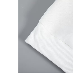 Men's Women's Oversized Half Zip Sweatshirt <b>Mock</b> <b>Neck</b> Plain Cotton Fleece Custom Logo Casual <b>Top</b> - Product Image 5