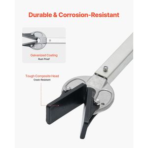 Protecteur de transom composite réglable de 24 à 36 pouces, résistant à la corrosion, avec installation facile pour moteurs de bateaux - Product Image 4