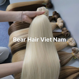 Extensions de cheveux humains bruts blonds 613 Shunxin, mèches lisses vierges avec cuticules alignées, fournisseurs de cheveux vierges - Product Image 1