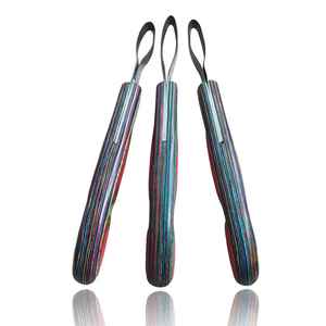 Cuchillo de Herrador de Acero de Damasco Premium IRON para Recorte de Herraduras, Hoja Hecha a Mano, Herramientas Veterinarias, OEM, Marca Privada - Product Image 2