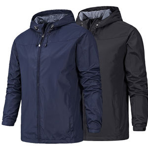 Veste coupe-vent imperméable pour homme, design patchwork, légère, printemps-automne, tendance, pour la randonnée en montagne - Product Image 3