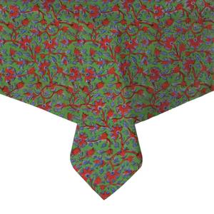 Mantel cuadrado de 20 láminas de algodón duradero 180 CMS para mesa de comedor de 6 plazas Ideal para cocina, fiestas, decoración al aire libre, venta al por mayor - Product Image 1