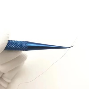 Pinzas para Pestañas con Punta Curva y Recta de Acero Inoxidable, Herramientas de Maquillaje para Extensión de Pestañas, Pinzas Profesionales - Product Image 6