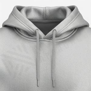 Vestes à capuche pour hommes de qualité supérieure, couleur personnalisée, logo en polaire, poche imprimée, 100% coton, prix raisonnable, vente en gros - Product Image 4