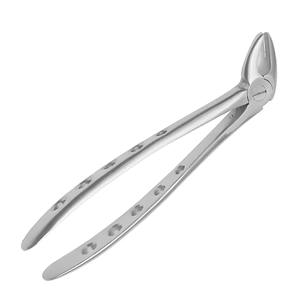 Pinzas Dentales de Color Dorado con Media Mango, Fáciles de Usar, Nuevas Pinzas de Acero Inoxidable para Extracción de Raíces Dentales - Product Image 4