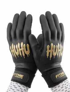 Guantes de Receptor de Fútbol Americano Ecológicos de Alta Calidad Blancos Rojos Joker Súper Adhesivos con Logotipo Personalizado, Diseño Personalizado y Personalizables - Product Image 1