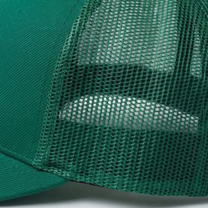Gorra de béisbol tipo camionero verde esmeralda para fitness, para mujer, para actividades al aire libre, nueva, de verano, transpirable, unisex, de ajuste flexible, para hombre HQ A1 - Product Image 5
