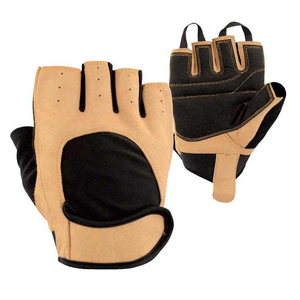 Gants de fitness sans doigts en maille rouge et noire pour la gym, le yoga, le pilates, l'entraînement, pour hommes et femmes, utilisation en extérieur et à domicile - Product Image 5