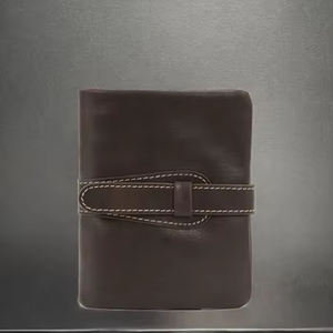 Long <b>Wallet</b> Purse <b>for</b> Men Genuine Leather Pattern Open Closure Fashion Business Clutch Bag. - Product Image 6