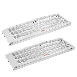 Rampe universali in alluminio da 2 pezzi, capacità di carico 2000 libbre, superficie più ampia, maniglie stabili - Product Image 2