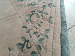 พรมผ้าฝ้ายขนสูงคุณภาพหรู |   พรมทอมือกันลื่น หนา 12 มม. เหมาะสำหรับสัตว์เลี้ยง เป็นมิตรกับสิ่งแวดล้อม สำหรับห้องนั่งเล่นและห้องพักโรงแรม - Product Image 3