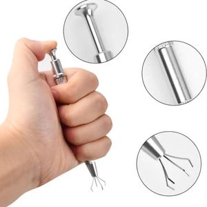 Pinzas de Acero Inoxidable de Cuatro Puntas para Recoger Gemas, Marca GH, 100g, para Suministros de Joyería - Product Image 2