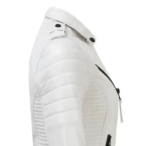 Vestes en cuir pour femmes, style motard, tendance, de haute qualité, respirantes et confortables, en vente - Product Image 5