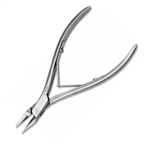 Professional Custom Logo Manicure Tool for <b>Babies</b> Double Sided Curved Toe Nail Cutter Double Spring Ingrown Nail Nipper Finger - Product Image 3