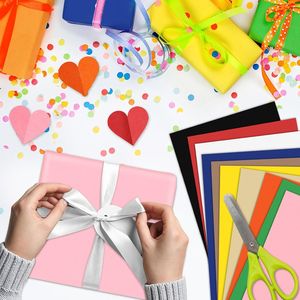 Rainbow <b>Tissue</b> <b>Paper</b> Bulk 60 Sheet Set 10 Colored Wrapping <b>Paper</b> for Gifts Art Crafts Packaging - Product Image 2