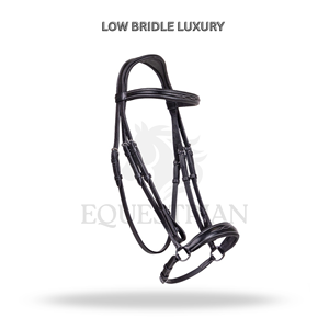 Brida de equitación inglesa de lujo de tamaño completo para la máxima comodidad del caballo - Product Image 2