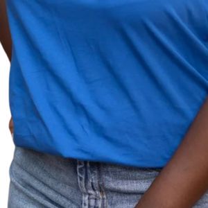 T-shirt en chenille bleu royal 1920 pour femme, avec lettres grecques Zeta Phi Beta, décontracté, streetwear, haut en coton de qualité supérieure - Product Image 5