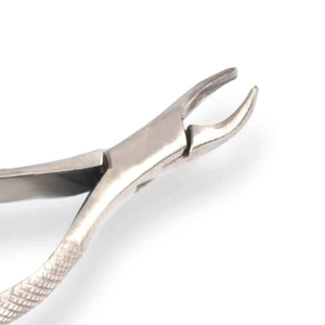 Forceps d'extraction dentaire # Instrument d'extraction manuel des molaires supérieures en acier inoxydable chirurgical 18D, poignée ergonomique, CE - Product Image 4