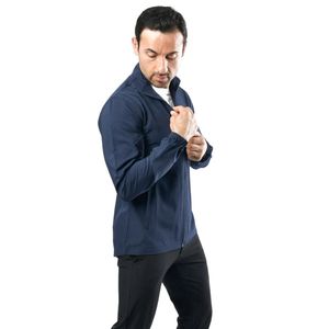 All Sport <b>Men</b> <b>Jacket</b> Navy Color Lightweight Windproof Breathable Full Zip Athletic Casual Outdoor Running Training Sports <b>Jacket</b> - Product Image 4