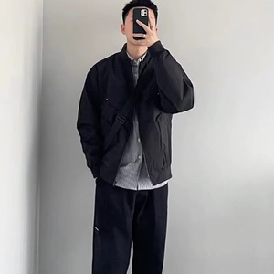 High Quality Polyester/Cotton Lightweight <b>Zip</b>-<b>up</b> Tactical Outerwear Casual Utility Coat MA-1 Flight <b>Jacket</b> Street Plain Dyed - Product Image 5
