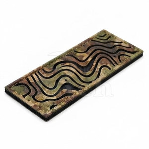 Custom Woven Synthetic Fabric <b>Patches</b> With Laser Cut Details For <b>Jackets</b> Bags Outdoor Gear And Apparel Accessories - Product Image 3