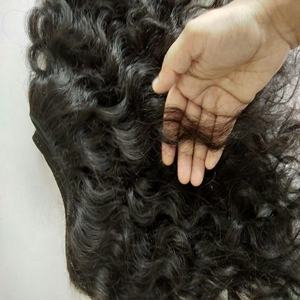 REMY RAW 100% Human Hair Bundle Extensions Indian Remy Natural Vendor DHL <b>Top</b> Double Weight <b>Silky</b> Material Loose Deep Wave Style - Product Image 6