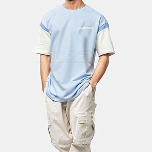 Camiseta Holgada para Hombre, Estilo Casual de Verano, Algodón, Moda Urbana, Tendencia de Moda, Camiseta Holgada Oversize para Hombre - Product Image 3