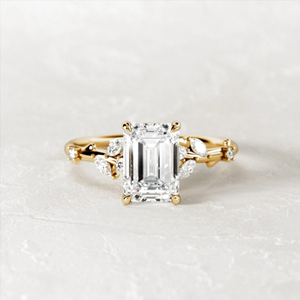 Anillo de Compromiso y Boda de Lujo con Diamante Cultivado en Laboratorio de Corte Ovalado de 1.70 Quilates, Oro Amarillo de 14k, Certificado IGI, 3 Gramos, Tendencia IcedJewelz - Product Image 1