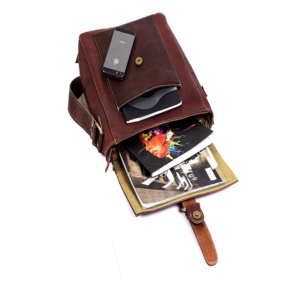 Chất lượng cao chính hãng da ban đầu unisex đa ngăn Túi máy tính xách tay/cặp/Túi Messenger/túi Đại Học - Product Image 4