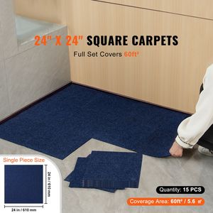 Piastrelle di Moquette Autoadesive 24FT X 24FT, Morbide e Imbottite, Facili da Installare per Uffici - Product Image 2