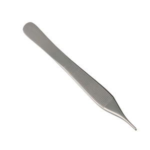 Pinzas Adson al por mayor, instrumentos quirúrgicos de acero inoxidable, pinzas quirúrgicas de dientes finos para tejidos. - Product Image 6