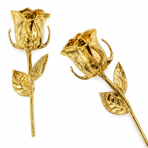 Rosa Preservada Bañada en Oro de 24K al por Mayor del Fabricante, Rosa Real Bañada en Plata y Platino con Regalo para el Día de San Valentín - Product Image 6
