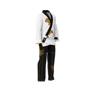 Kimono de Jiu Jitsu Brasileño Personalizado con Logotipo, 100% Algodón, 350g 450g 550g, Unisex para Adultos, Gracie Barra, Tatami, Shoyoroll - Product Image 3