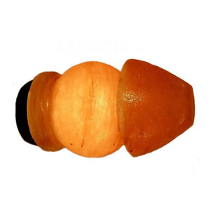 Lampe de sel de l'Himalaya sculptée à l'USB, écologique, avec base en bois, veilleuse en cristal de roche naturel pour la décoration de la maison et de la chambre - Product Image 5