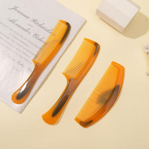 Natural Buffalo and Ox Horn Comb Nautical Style Carved Raw Technique Waterproof <b>Hair</b> and <b>Scalp</b> <b>Massager</b> TIMELESS CRAFT - Product Image 6