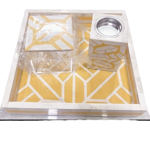 Wooden Bone Inlay Bakhoor Burner Box and Tray Candle Holder T light Holder Indian Crafts Bakhoor Burner Oud Bakhioor Burner
