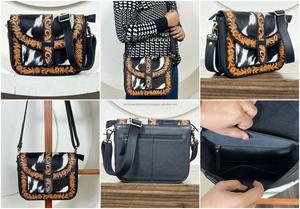 Nuevo Bolso Bandolera de Cuero Vacuno Hecho a Mano, Diseño 2026, Venta al Por Mayor, OEM, para Mujer, Casual y a la Moda - Product Image 3