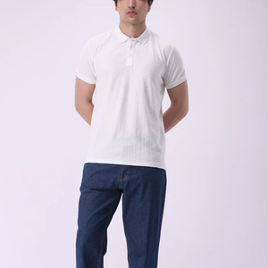 Polo homme 100% coton, prix bas, tissu doux, vêtements décontractés, respirant, haute qualité. - Product Image 2