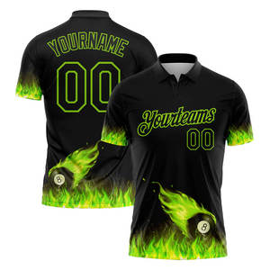 Maillot de performance pour billard, snooker, football – Impression numérique frontale du nom de l'équipe – 100 % polyester unisexe - Product Image 6