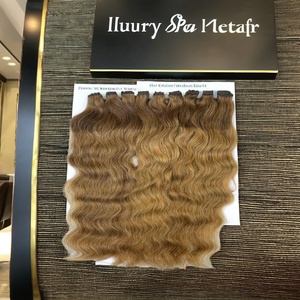 Paquet de cheveux indiens Remy 613 blonds à cuticules alignés cheveux russes vierges pour salons de beauté - Product Image 4