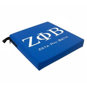Zeta Phi Beta Blue Stadium Seat Cushion Portable Foldable Greek Sorority <b>Chair</b> <b>Pad</b> Comfortable Event Seating Lightweight Durable - Product Image 2