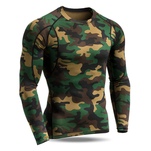 Best Quality Plain Mma Rash Guard Long Sleeve Rush Guards For Men Manufacturer Supply Custom Rash Guard - Product Image 5