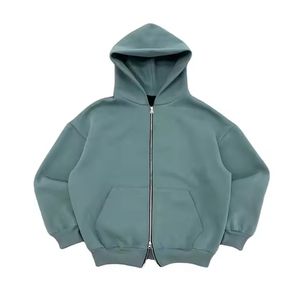 Sweat-shirt à capuche en molleton de coton de haute qualité, épais, personnalisable, fabrication OEM - Product Image 3