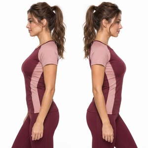 <b>Women</b> <b>Compression</b> Shirt Running Training <b>Top</b> Quick Dry Stretch Material Breathable Construction Moisture Management Comfortable - Product Image 4