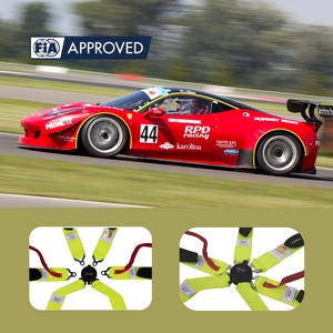 Arnés de Competición OEM ODM de Marca Privada TBRACING FIA 8853 2016, Suministro de Fábrica OEM, Ajuste Ergonómico a la Musleta y Lazos de Sujeción - Product Image 3
