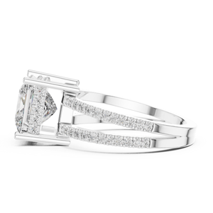 Stackable 925 Sterling Silver Moissanite <b>Diamond</b> <b>Ring</b> Wholesale Fashion Jewelry OEM ODM Supplier - Product Image 2