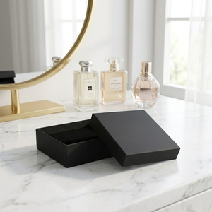 Caja de Regalo para Joyería de Moda con Laminado Mate y Forro de Esponja |   Empaque de Cartón Portátil con Recubrimiento UV y Grabado en Relieve - Product Image 4