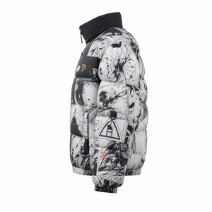 Veste matelassée pour homme en gros, style streetwear, isolée pour l'hiver, fournisseur de marque privée - Product Image 2